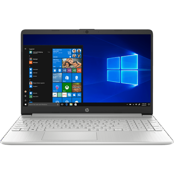 HP 2021 New Touchscreen 15.6" laptop, i3-1115G4, 512GB SSD, 16GB RAM, Multi-touch enabled, UHD Graphics, Type C USB, HDMI, Natural silver, Windows 10 Pro
