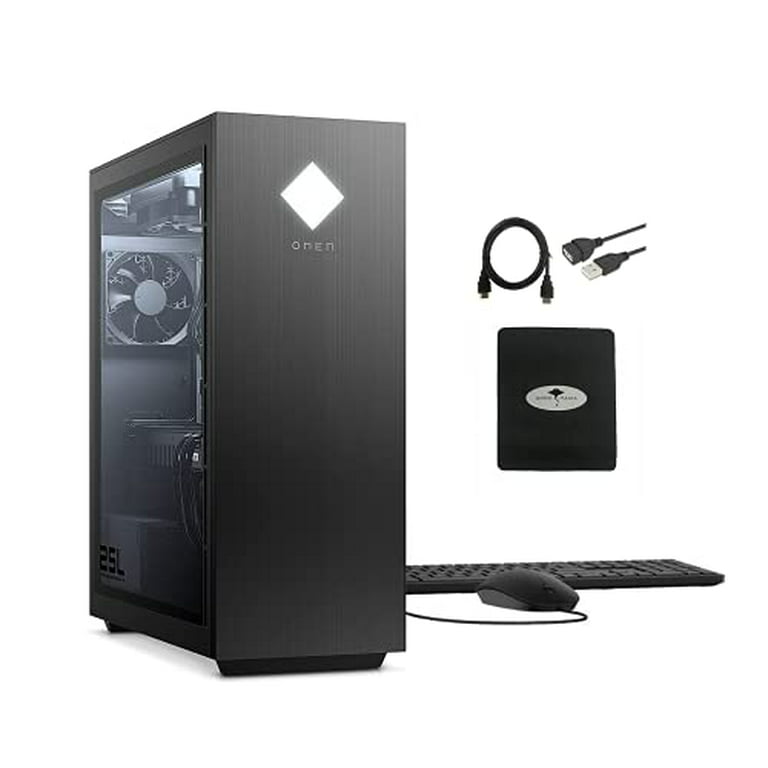 HP 2021 Newest omen 25L Gaming Desktop Computer, AMD Ryzen 5 3500