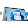 thumbnail image 1 of HP 2022 Envy x360 2-in-1 15.6" FHD Touchscreen Laptop Computer, Intel Core i5-1135G7, 16GB RAM, 512GB SSD, Backlit Keyboard, Intel Iris Xe Graphics Windows 11 Home Silver32GB SnowBell USB Card, 1 of 5