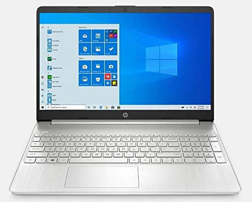 HP 2022 Newest 15.6" FHD IPS Touchscreen Laptop PC AMD 8-Core Ryzen 7 4700U 12GB DDR4 RAM 256GB NVMe SSD AMD Radeon Graphics HDMI WiFi AC BT USB-C Webcam Silver Windows 10 Pro w/RE 32GB USB Drive