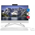 thumbnail image 1 of HP 2022 Newest All-in-One Desktop, 21.5" FHD Display, AMD Athlon Silver 3050U, 16GB DDR4 RAM, 1TB PCIe SSD, WiFi, HDMI, Webcam, RJ-45, Wired Keyboard&Mouse, Windows 11 Home, White, 1 of 5