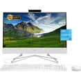 thumbnail image 1 of HP 2022 Newest All-in-One Desktop, 21.5" FHD Display, Intel Celeron J4025 Processor, 16GB RAM, 512GB PCIe SSD, Webcam, HDMI, RJ-45, Wired Keyboard&Mouse, WiFi, Windows 11 Home, White, 1 of 5