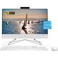 thumbnail image 1 of 2022 Newest HP All-in-One Desktop, 21.5" FHD Display, Intel Celeron J4025 Processor, 32GB RAM, 2TB PCIe SSD, Webcam, HDMI, RJ-45, Wired Keyboard&Mouse, WiFi, Windows 11 Home, White, 1 of 5