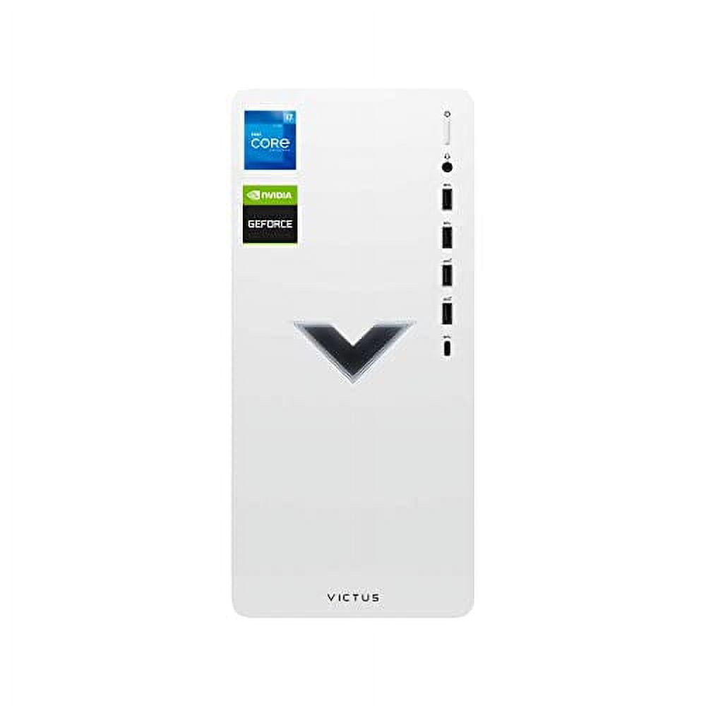 HP 2022 Newest Victus 15L Gaming Desktop, 12th Gen Intel Core i7-12700 Processor, GeForce RTX 3060, 16GB RAM, 1TB SSD, HDMI, DP, Bluetooth, Wi-Fi 6, Windows 11 Home, White