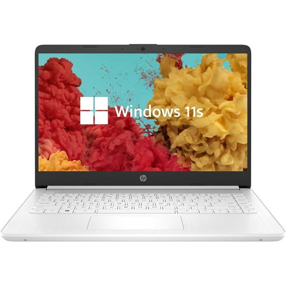 HP 2022 Stream 14" HD BrightView Laptop, Intel Celeron N4120, 16GB RAM, 320GB Storage(64GB eMMC+256GB Micro SD), Intel HD Graphics, 720p Webcam, 1 Year Office 365, White, Win 11
