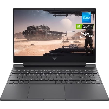 HP 2022 Victus Gaming Laptop, 15.6-Inch 144Hz FHD Display, 12th Gen Core i5-12450H(Beat R7 5800H), 32GB RAM, 1TB PCIe SSD, NVIDIA GTX 1650, WiFi6, Backlit KB, RJ-45, HDMI, Win 11 H, TGC Accessories