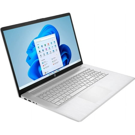 HP 2023 17.3 inches 1600 x 900 (HD+) Display, Intel Core i3-1125G4 Quad-core 3.7GHz, 12GB DDR4-3200 MHz RAM, 1TB PCIe NVMe SSD Storage, Bluetooth, Wi-Fi, Windows 11, Natural Silver, W/GaLiMu
