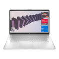 thumbnail image 1 of HP 2023 Newest 17 Laptop, 17.3" HD+ Touchscreen Display, AMD Ryzen 5 7530U, 32GB RAM, 1TB SSD, Wi-Fi 6, Backlit KB, Webcam, HDMI, Windows 11 Home, Silver, 1 of 5