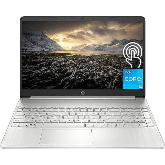 HP 2023 Newest Laptop, 15.6" Touchscreen Display, Intel Core i3-1115G4 Processor, 8GB RAM, 256GB SSD, Intel UHD Graphics, WiFi, Bluetooth, USB Type A&C, Numeric Keypad, Windows 11 Home in S Mode