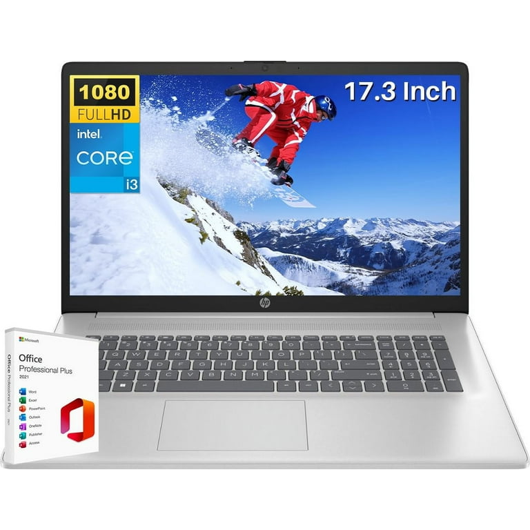 HP 2024 17 Business Laptop with Microsoft Office Lifetime License