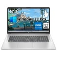 thumbnail image 1 of HP 2024 Newest 17 Laptop,17.3" HD+ Touchscreen Display, Intel Core 7-150U (i7-1355U) Processor, 32GB RAM, 1TB SSD, Wi-Fi 6, Backlit Keyboard, HDMI, Windows 11 Pro, Silver, 1 of 6