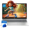 thumbnail image 1 of HP 2025 New Touchscreen Laptop Computer, Intel 13th Core i3-1315U(Up to 4.5GHz), 15.6" HD Touch Display, 16GB RAM, 1TB SSD, Wi-Fi 6, Business & Student, Copilot, Win11 Pro, 1 of 6