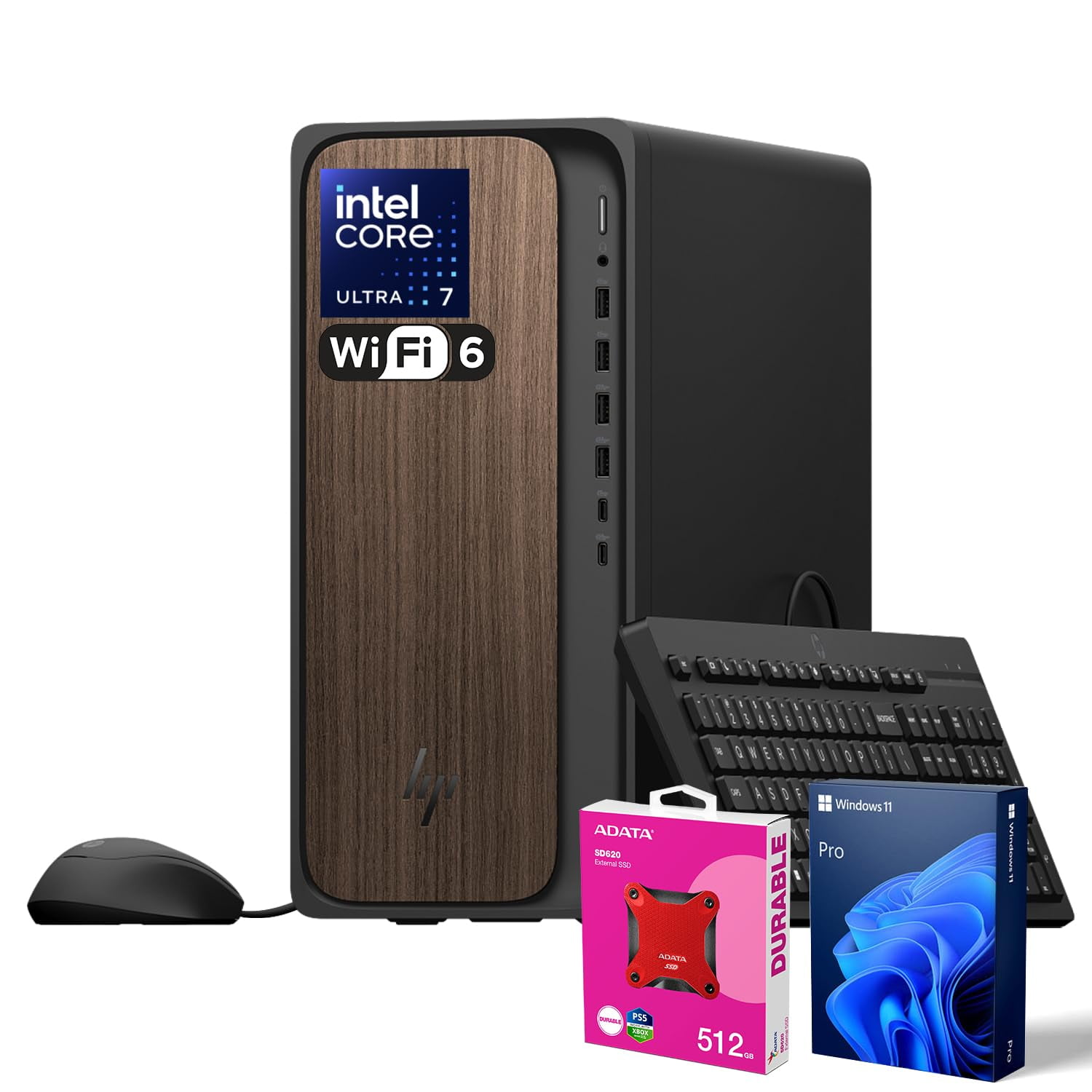 HP 2025 OmniDesk M03 Premium Business Next Gen AI PC Desktop