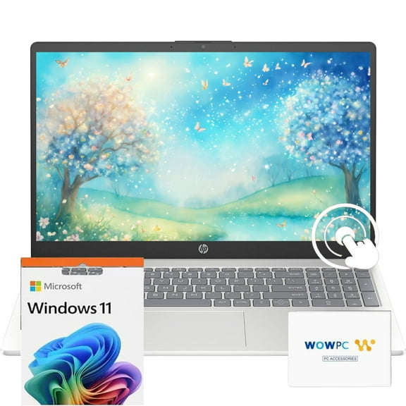 HP 2025 Pavilion 15.6" Touchscreen Laptop Computer, 10-Core Intel Core i5-1235U, 16GB RAM, 1TB SSD, Fast Wi-Fi 6, Long Battery Life, w/WOWPC Recovery USB, Windows 11 with Microsoft 365