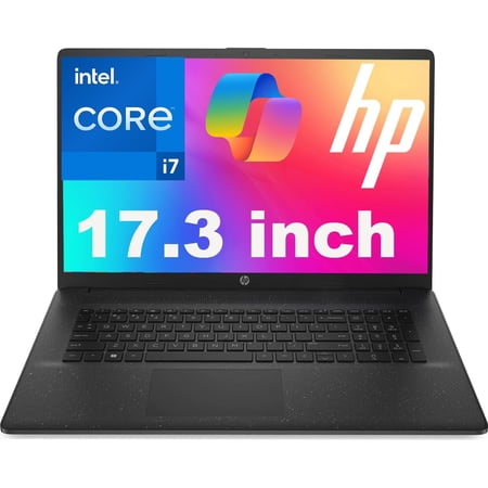 HP 2026 17.3" HD+ High End Business Laptop, Powerful 10-Core Intel Core i7-1255U (Beats Ryzen 9 5900U), Integrated Iris Xe Graphics, 16GB DDR4 RAM, 1TB PCIE SSD, HDMI, SD-Card Reader, Windows 11