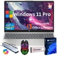 thumbnail image 1 of HP 2026 Newest 15.6" FHD Touchscreen Laptop, Intel 13th Gen Core I5-1334U, Copilot AI, 16GB RAM, 1TB SSD,Lifetime MS Office Graphics, Windows 11 Pro, Student & Business Notebook, Gift Set, 1 of 7