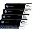thumbnail image 1 of HP 206A Black Original Toner Cartridge, 1350 Pages Yield with HP 206A Original LaserJet Toner Cartridges Cyan, Yellow, Magenta, 1 of 10