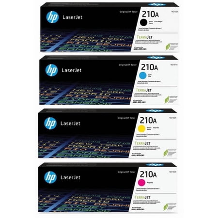 HP 210A W2100A, W2101A, W2102A, W2103A Standard Yield Toner Set