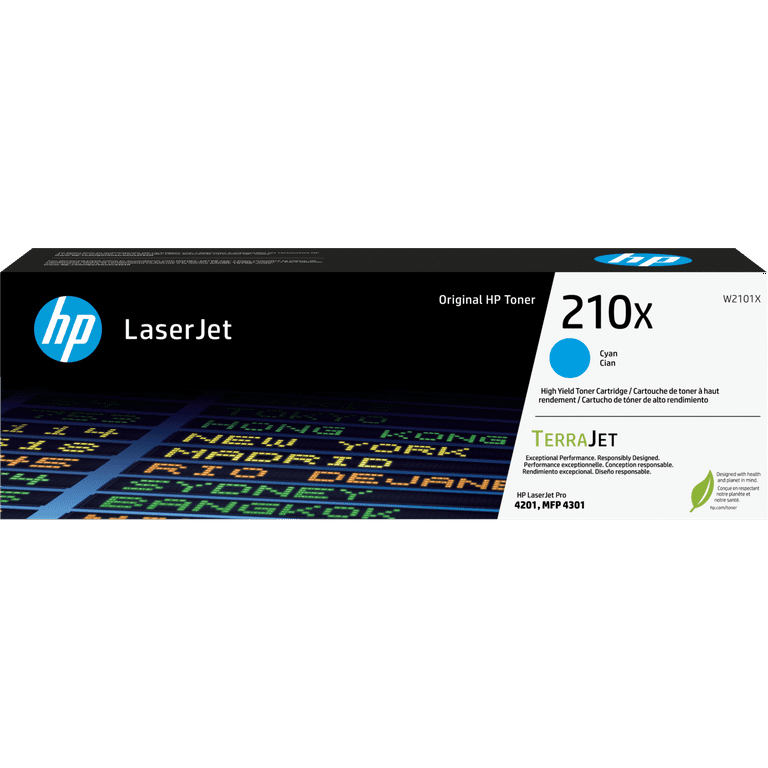 HP 210X Original High Yield Laser Toner Cartridge - Cyan Pack HP 210X Original High Yield Laser Toner Cartridge - Cyan Pack