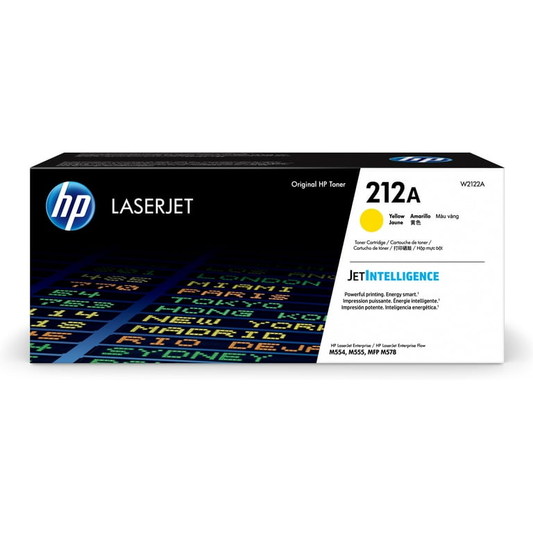 HP 212A, (W2122A) Yellow Original LaserJet Toner Cartridge HP 212A, (W2122A) Yellow Original LaserJet Toner Cartridge