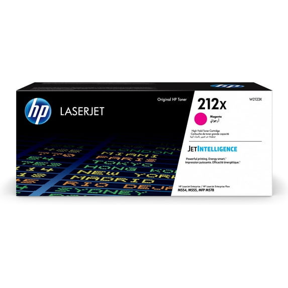 HP 212X High Yield Magenta Original LaserJet Toner Cartridge, ~10,000 pages,