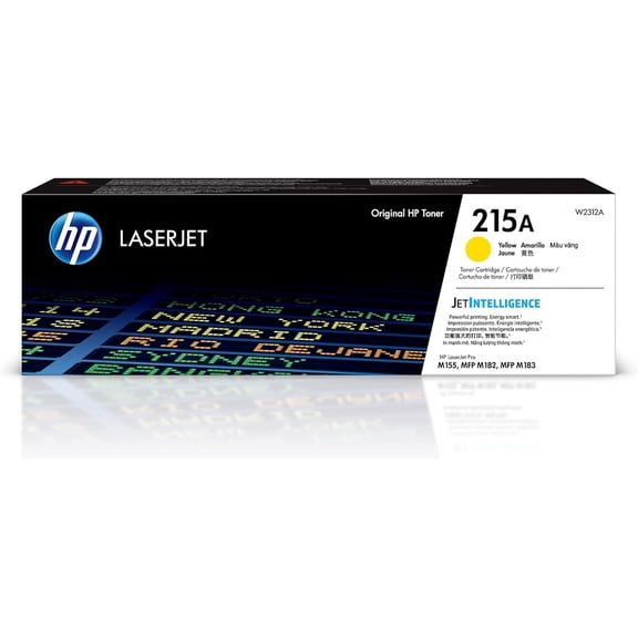 HP 215A Yellow Toner Cartridge Printers | Works with Printer Series: Color LaserJet Pro M155, Color LaserJet Pro MFP M182, M183 | W2312A