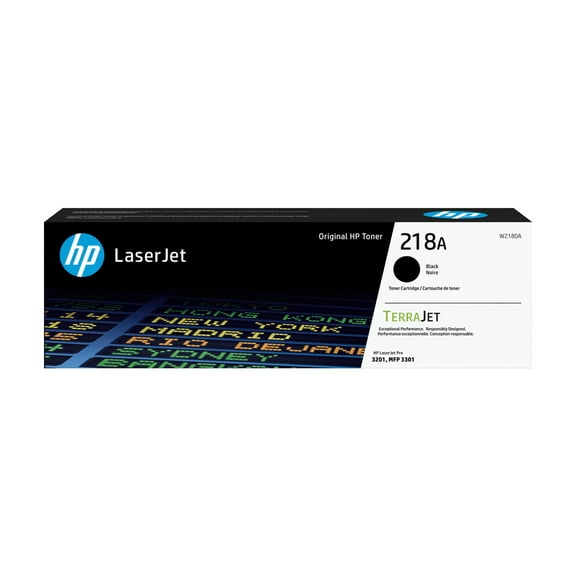 HP 218A Black Original LaserJet Toner Cartridge, ~1,300 pages black, W2180A
