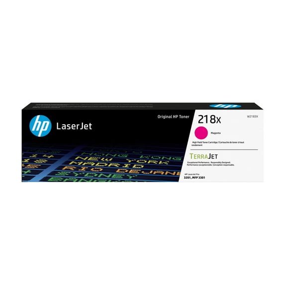 HP 218X High Yield Magenta Original LaserJet Toner Cartridge, ~2,500 pages
