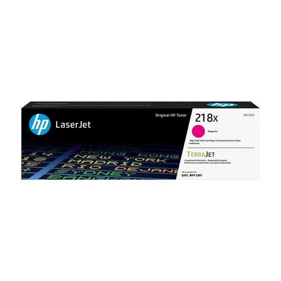 HP 218X High Yield Magenta Original LaserJet Toner Cartridge, ~2,500 pages