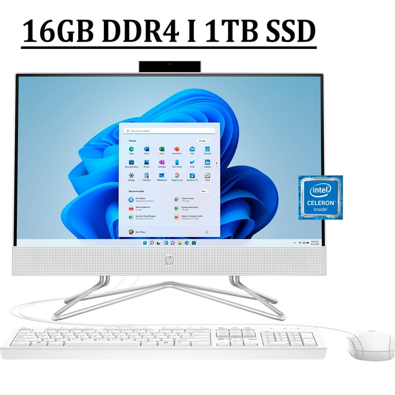 HP 22 All in One Desktop Computer 21.5