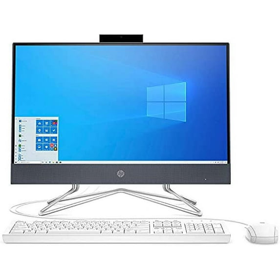HP 22-DF 21.5in Full HD Wled All-in-One PC, Intel Celeron G5900T, 8GB, 512GB SSD, Blue