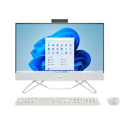 HP 23.8" All-in-One PC, Intel Core i3-1215U, 8GB RAM, 256GB SSD, Touchscreen, Windows 11 Home