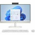 thumbnail image 1 of HP 24-cr0047c 23.8" Full HD All-in-One Desktop Computer, Intel Core i5-1334U 1.3GHz, 8GB RAM, 512GB SSD, Windows 11 Home, Shell White, 1 of 8