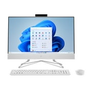 HP 23.8" Touch FHD All-in-One PC, Intel Core i3-1115G4, 8GB SDRAM, 256GB SSD, Snow White, Windows 11 Home, 24-df1053w