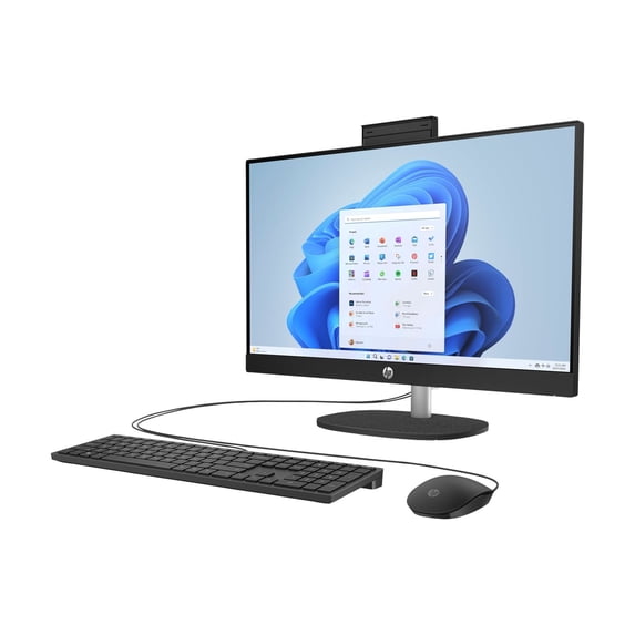 HP 23.8" Touchscreen FHD All-in-One Computers, AMD Ryzen 5 7520U, 16GB, 1TB SSD, Graphics Black