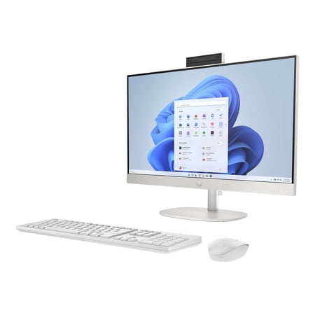 HP 23.8 inch All-in-One Desktop PC, FHD Display, 13th Generation Intel Core i7-1355U, 16 GB RAM, 512 GB SSD, Intel UHD Graphics, Windows 11 Home, 24-cr0080 (2023)