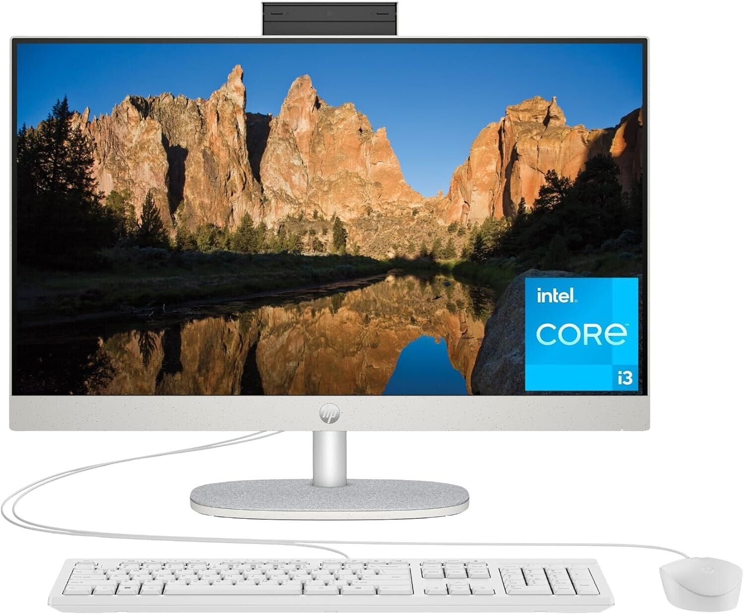 HP All-in-One Computer, 23.8 inch FHD Display, Intel i3-N300 HP All-in-One Computer, 23.8 inch FHD Display, Intel i3-N300