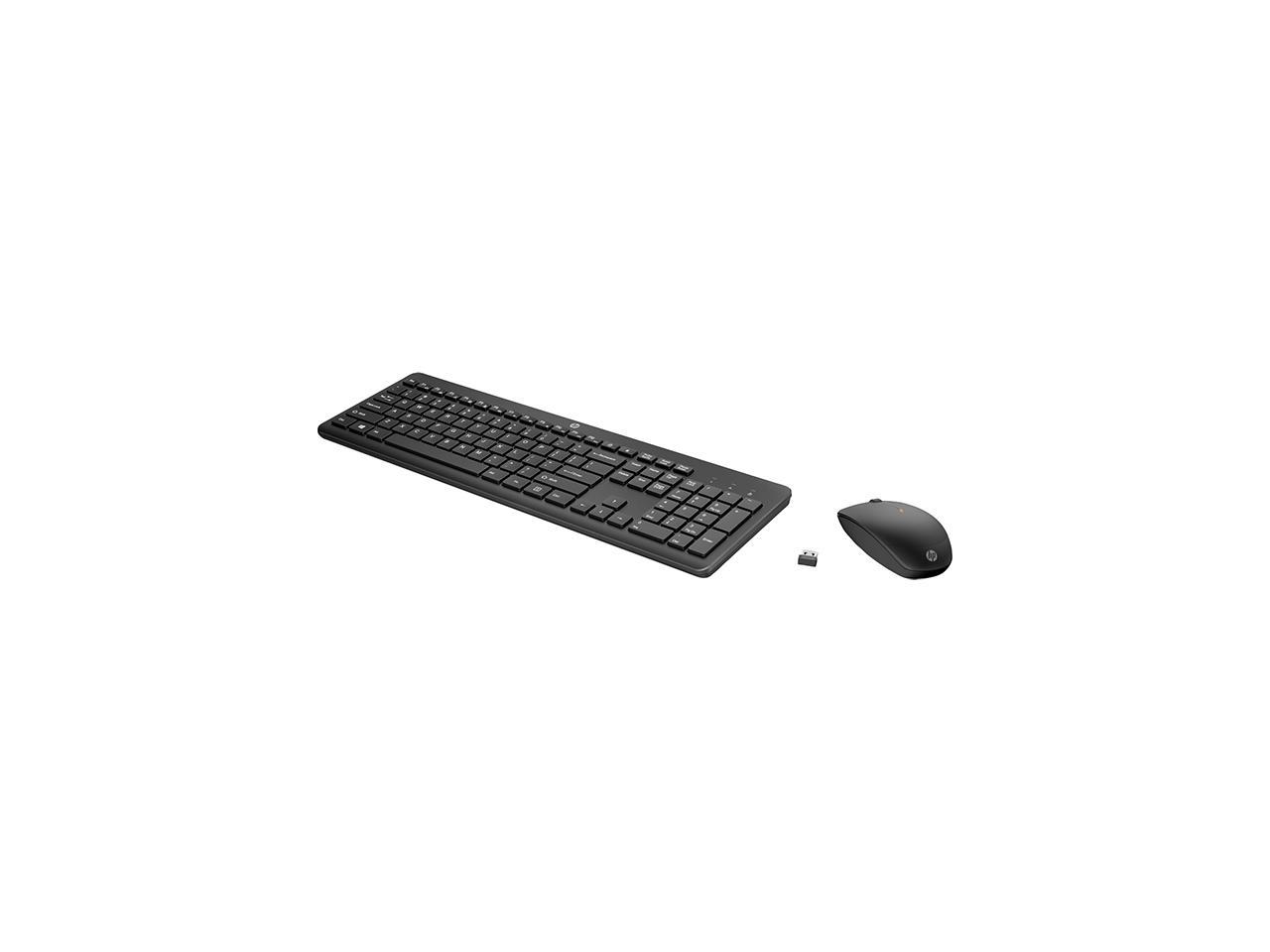 HP 230 Wireless Mouse and Keyboard Combo in Black