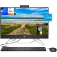 thumbnail image 1 of HP 24 23.8" Touchscreen FHD All-in-One [Windows 11 Pro] Business Desktop Computer PC, Intel Core i5-1235U, 32GB RAM, 512GB PCIe SSD, Iris Xe Graphics, RJ-45, Wi-Fi 6, Wired Keyboard & Mouse, 1 of 5