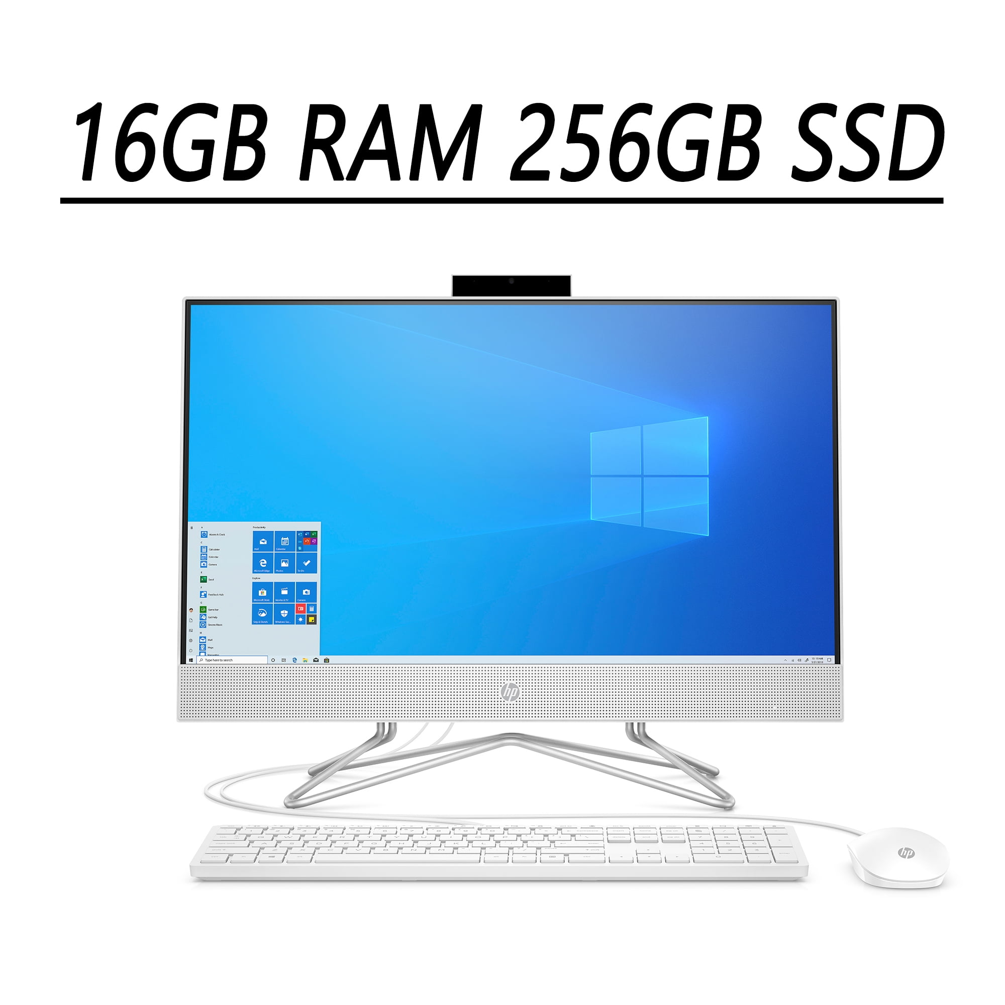 HP Newest Slim Desktop, Intel Celeron J4025, 16GB RAM, 1TB PCIe SSD 1TB  HDD, HDMI, RJ-45, Wi-Fi, Bluetooth, Wired Keyboard ＆ Mouse, Windows 11 Home  CPU