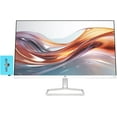 HP 24" FHD IPS (1920x1080) Monitor with Speakers Bundle with Docztorm