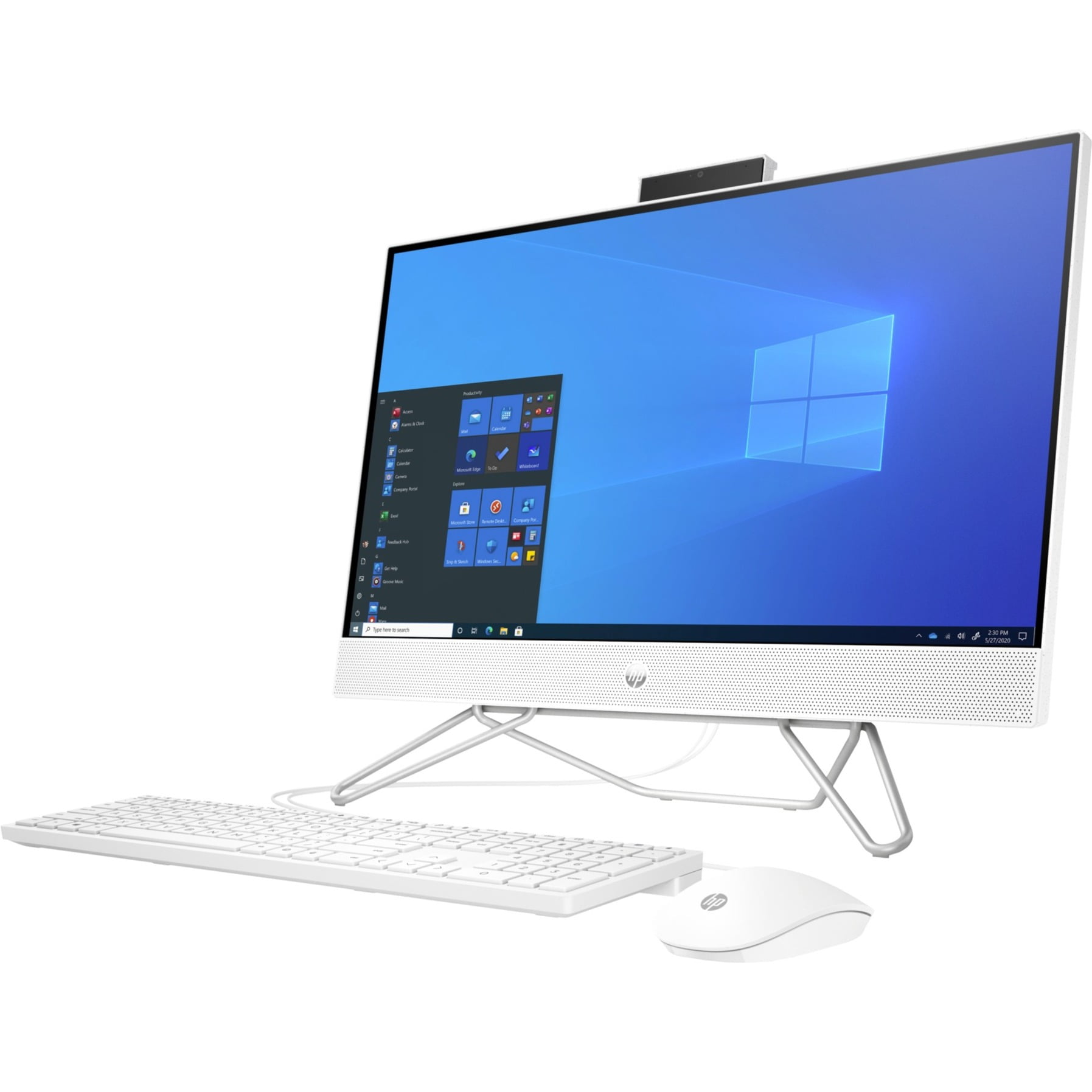 HP PC デスクトップ パソコン 大画面 白 ホワイト Amazon.com: HP 21.5