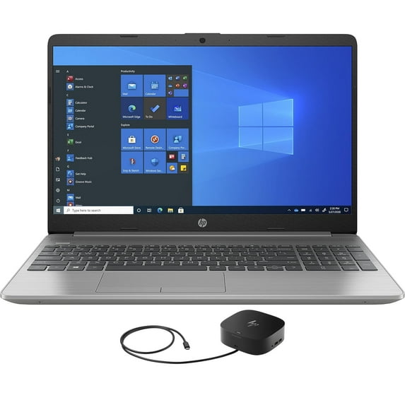 HP 250 G8 Home/Business Laptop (Intel i7-1165G7 4-Core, 15.6in 60 Hz Full HD (1920x1080), Intel Iris Xe, 32GB RAM, 1TB PCIe SSD, Wifi, Win 10 Home) with G2 Universal Dock