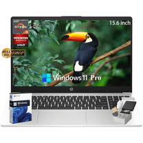 HP 255-G10 15.6" FHD Business Laptop, AMD Ryzen 3 7330U(Up to 4.3 GHZ), 16GB RAM, 512GB SSD, Wi-Fi 6, HDMI, USB-C, Windows 11 Pro, Silver