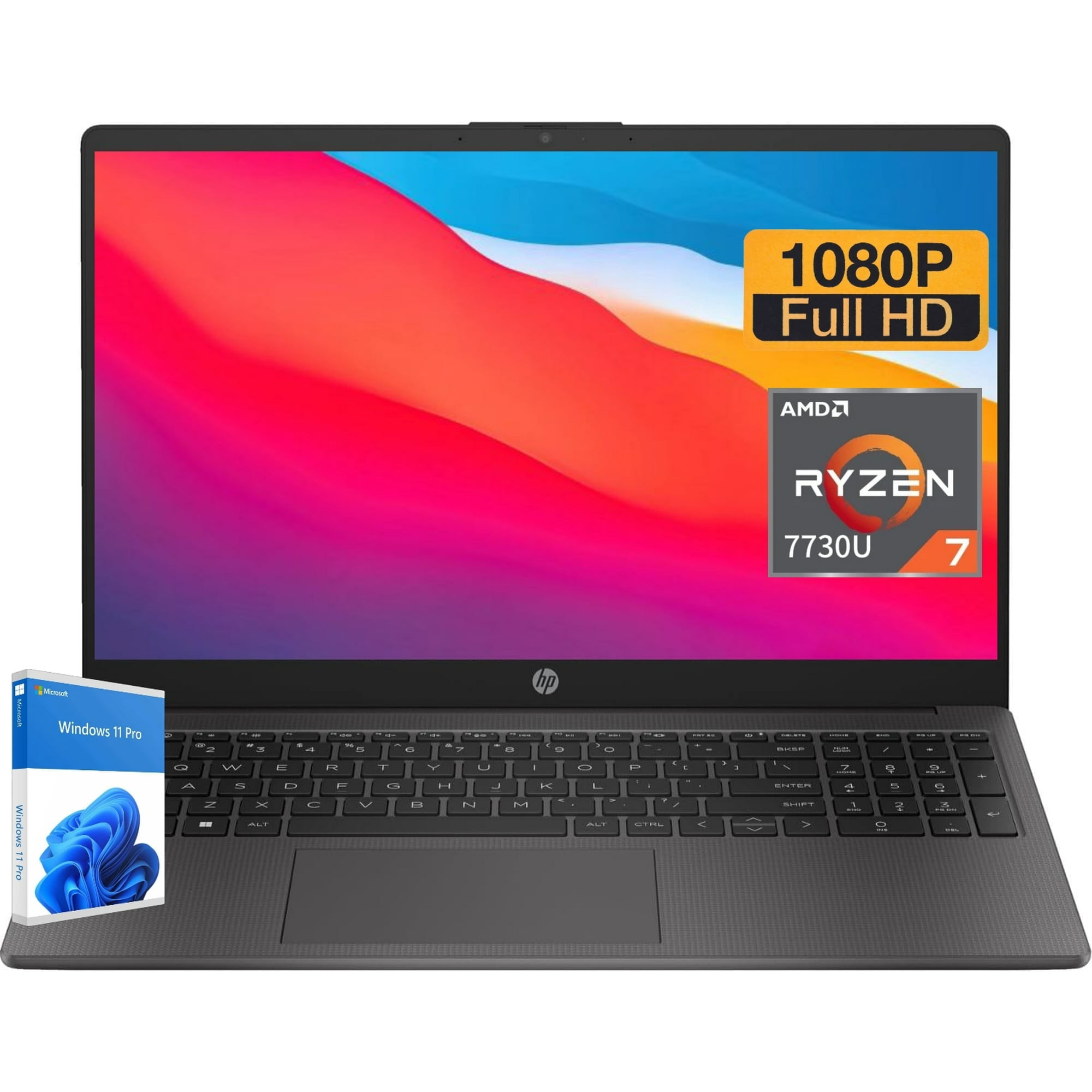HP 15 Laptop, AMD Ryzen 3 3250U Processor, 8 GB RAM, 256 GB