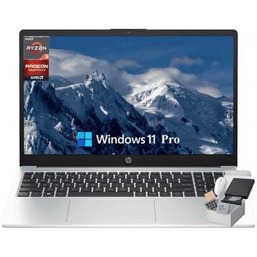 HP 255-G10 Business Laptop Computer - 15.6" Full HD • Ryzen 3 7330U (up to 4.3 GHz) • Wi-Fi 6 -Windows 11 Pro, for Person Use or Work, Silver(16GB RAM, 512GB SSD)
