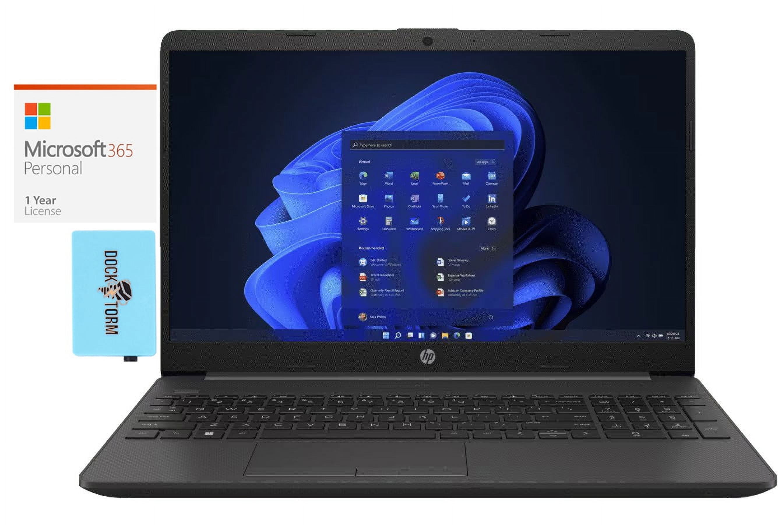HP 255 G8 Home/Business Laptop (AMD Ryzen 5 5500U 6-Core, 15.6in 60 Hz ...