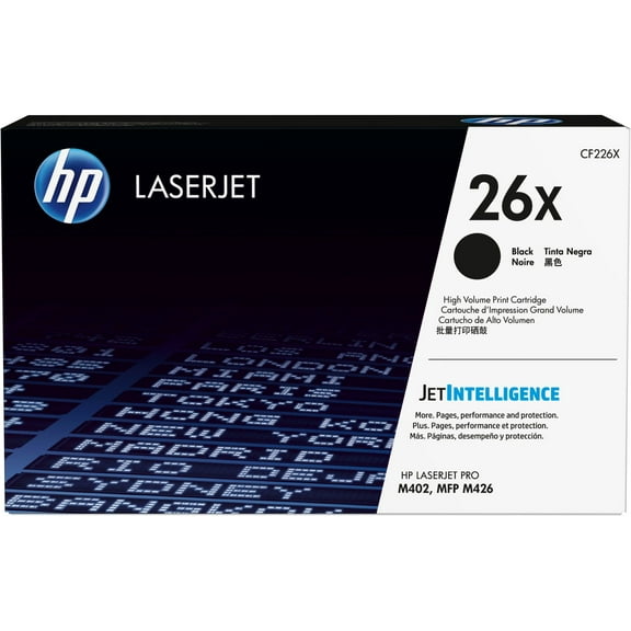 HP 26X High Yield Black Original LaserJet Toner Cartridge, ~9,000 pages, CF226X