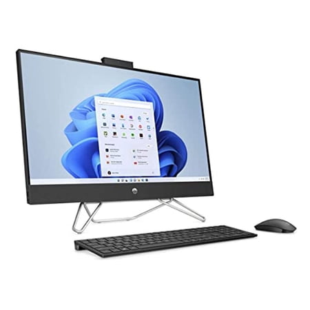 HP 27"All-in-One Desktop Computer Intel Core i5-1235U 1920 x 1080 FHD 12GB RAM 512GB SSD Intel Iris Xe Graphics Jet Black