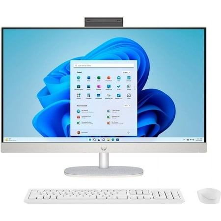HP 27 All-in-One Touch Desktop 4TB SSD 32GB RAM Win 11 PRO (Intel 13th gen with 10 cores and Turbo Boost to 4.60GHz, 4 TB SSD, 32 GB RAM, 27-inch FullHD Touchscreen) PC Computer Essential Pavilion